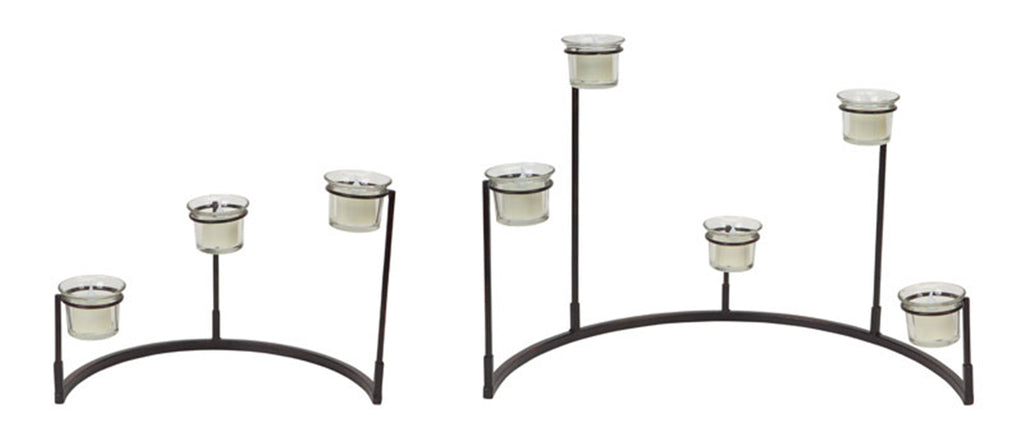 Multi-Level Votive Candle Holder Stand, Set of 4 - Bombay Mercantile
