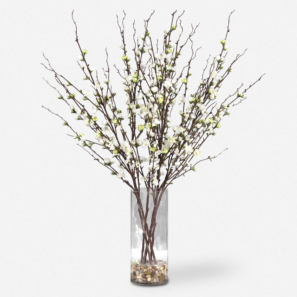 Quince Blossoms Silk Centerpiece - Bombay Mercantile