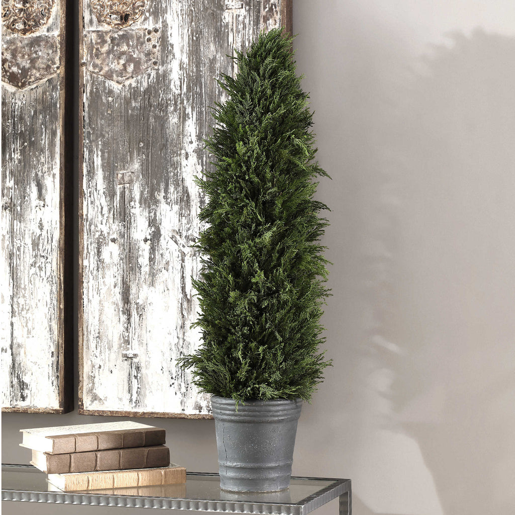 Cypress Cone Topiary - Bombay Mercantile