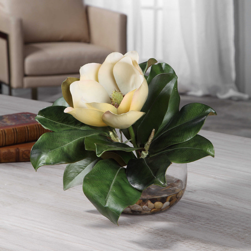 Celia Silk Magnolia Accent - Bombay Mercantile