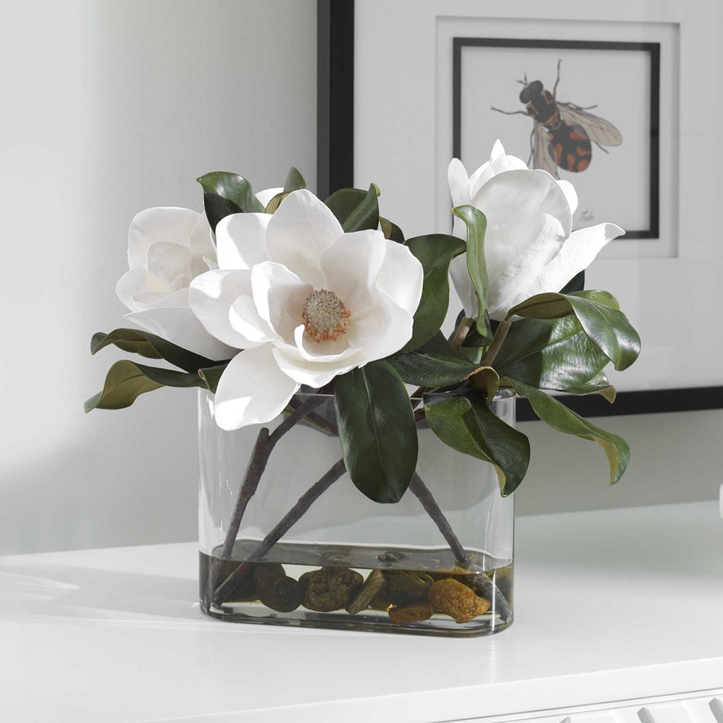 Middleton Magnolia Flower Centerpiece - Bombay Mercantile