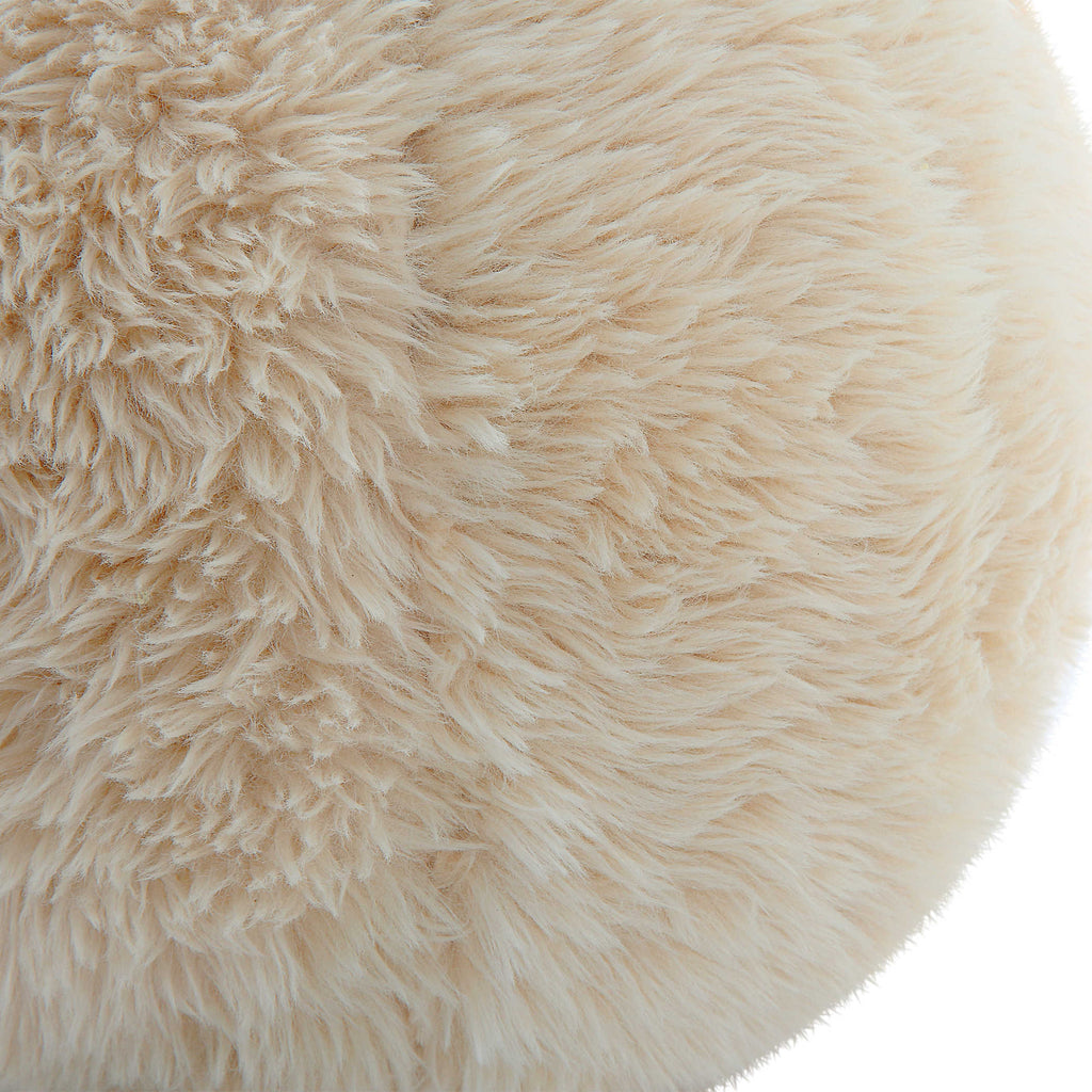 Abide Ball Sheepskin Pillows, Set of 2 - Bombay Mercantile