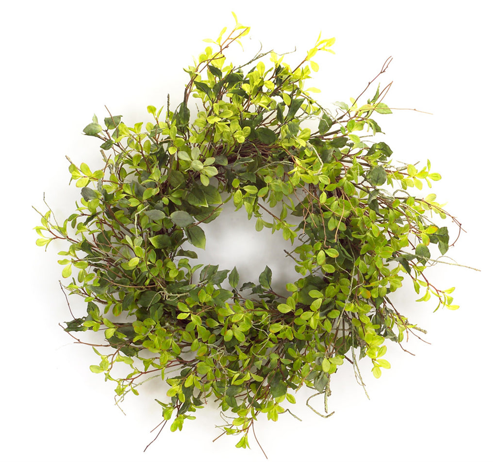 Oversized Mixed Foliage Wreath - Bombay Mercantile