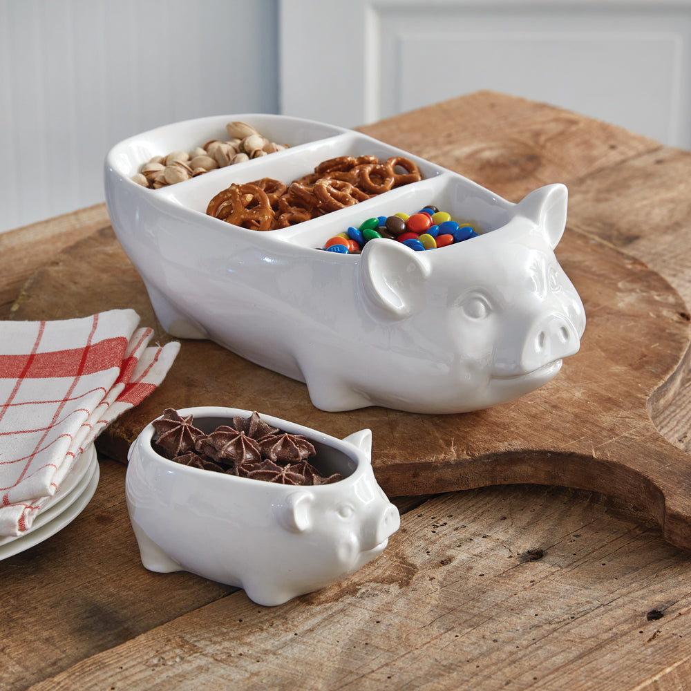 Piglet Divided Bowl - Bombay Mercantile