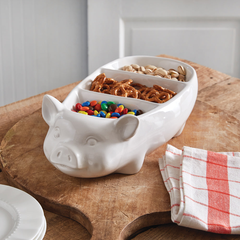 Piglet Divided Bowl - Bombay Mercantile