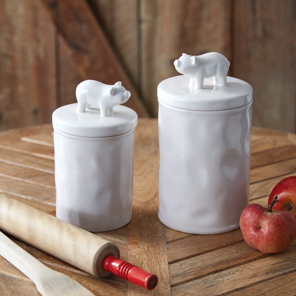 Large Piglet Canister - Bombay Mercantile