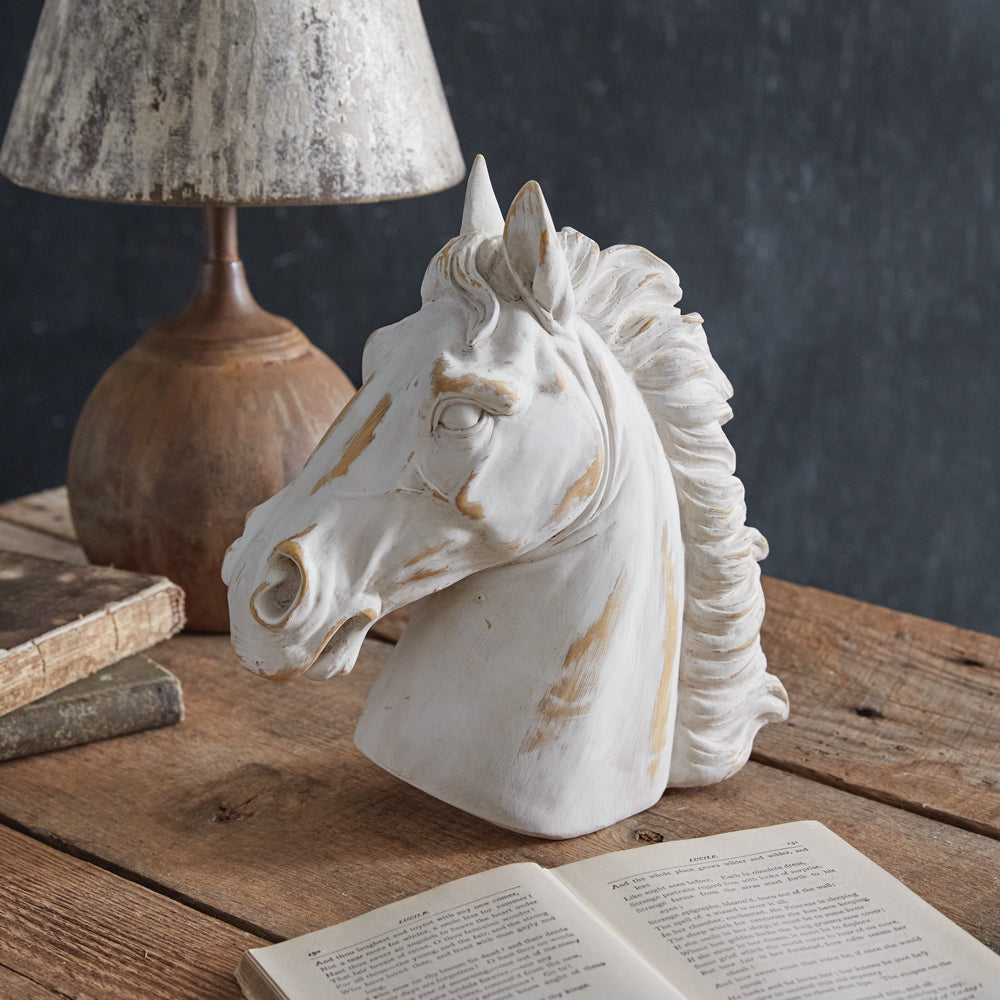 Horse Head Sculpture - Bombay Mercantile