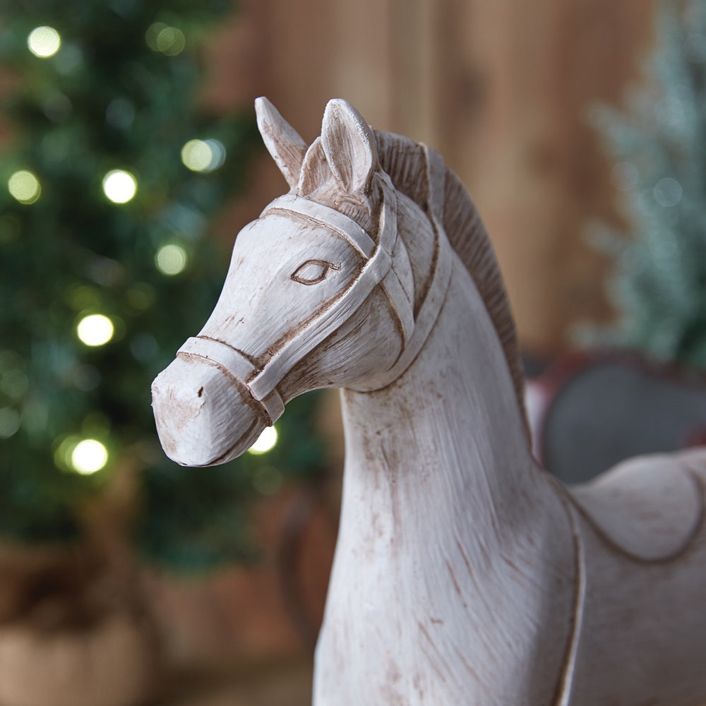 Tabletop Rocking Horse Figurine - Bombay Mercantile