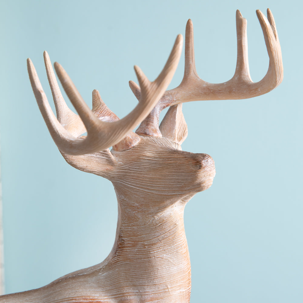 Kneeling Deer Statue - Bombay Mercantile