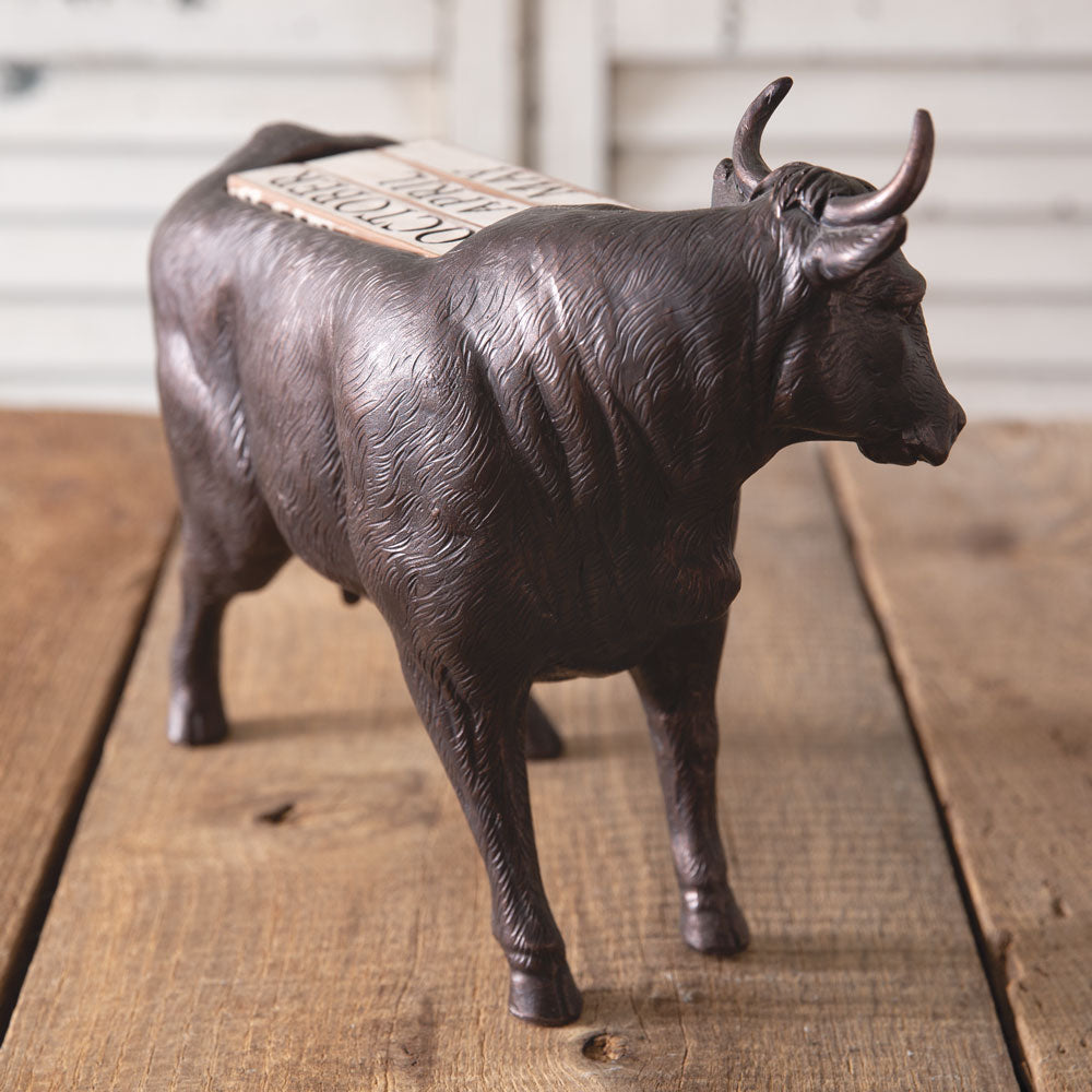 Cow Perpetual Block Calendar - Bombay Mercantile