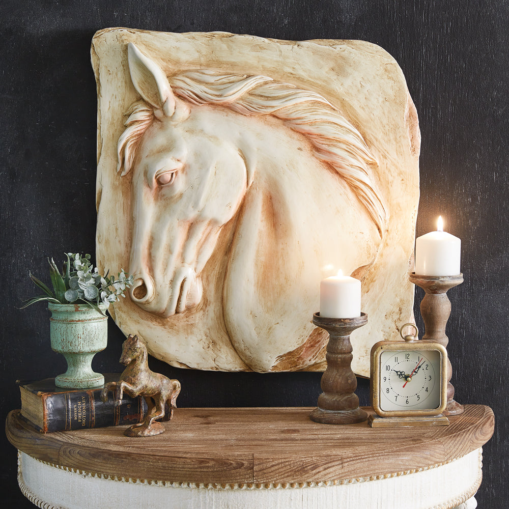 Equine Colosseum Carving - Bombay Mercantile