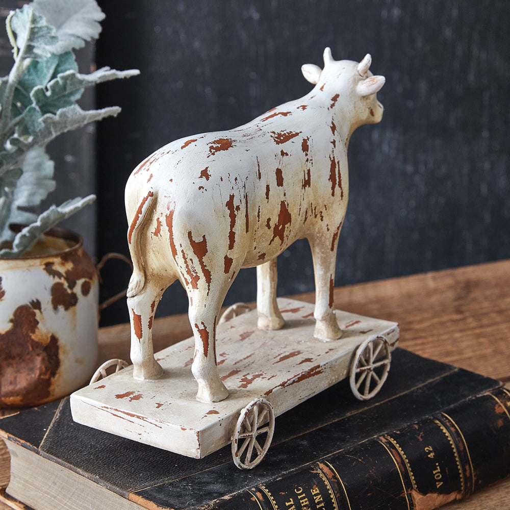 Decorative Toy Cow - Bombay Mercantile
