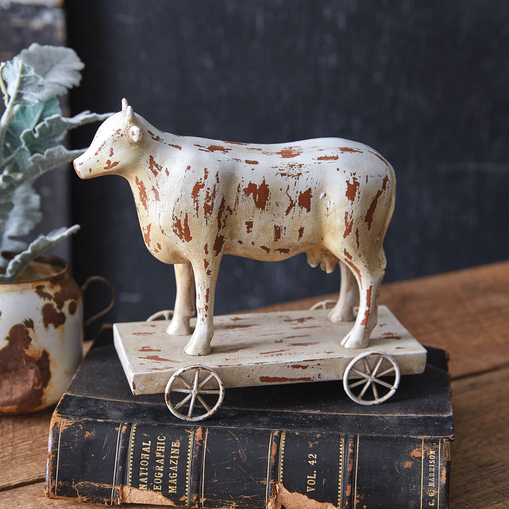 Decorative Toy Cow - Bombay Mercantile