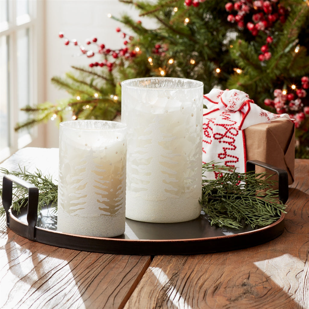 Set of 4, Christmas tree candle holder - Bombay Mercantile