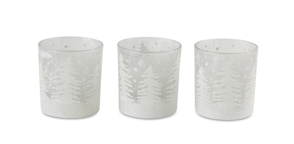 Set of 12, Tree Votive Holder - Bombay Mercantile