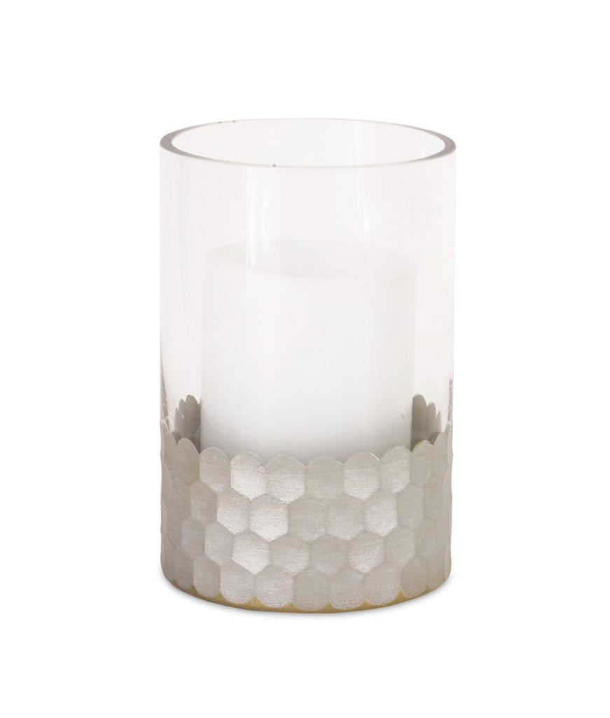 Set of 2, Honeycomb Glass Holder - Bombay Mercantile