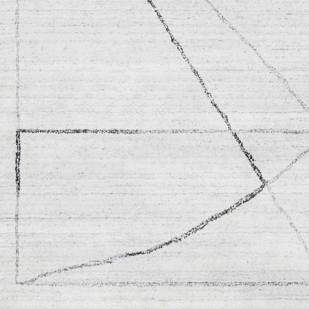 Costilla Modern White 9 X 13 Rug - Bombay Mercantile