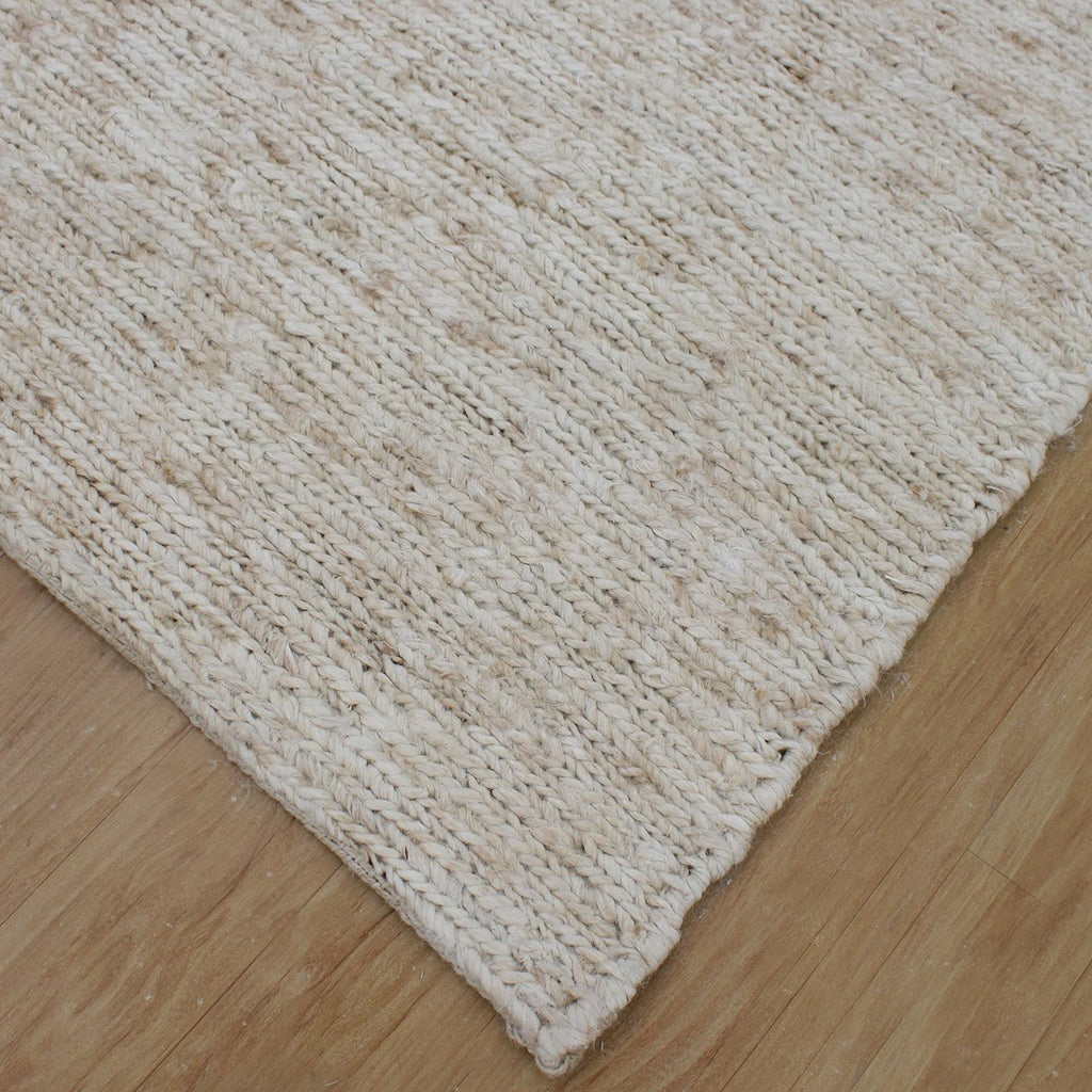 Makula Ivory Jute 8 X 10 Rug - Bombay Mercantile