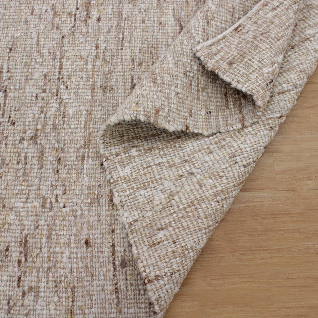 Rafael Ivory Wool 9 X 12 Rug - Bombay Mercantile