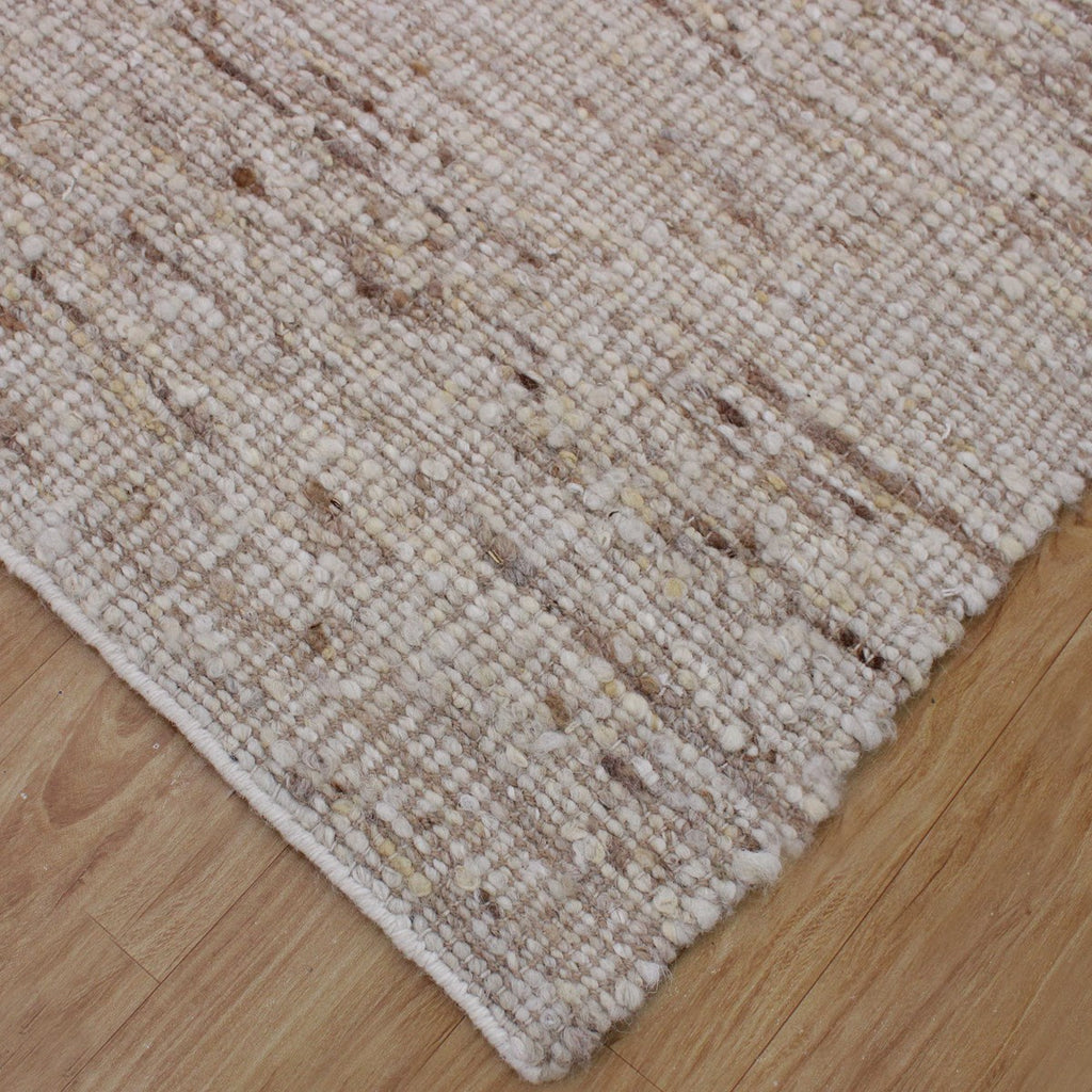 Rafael Ivory Wool 9 X 12 Rug - Bombay Mercantile