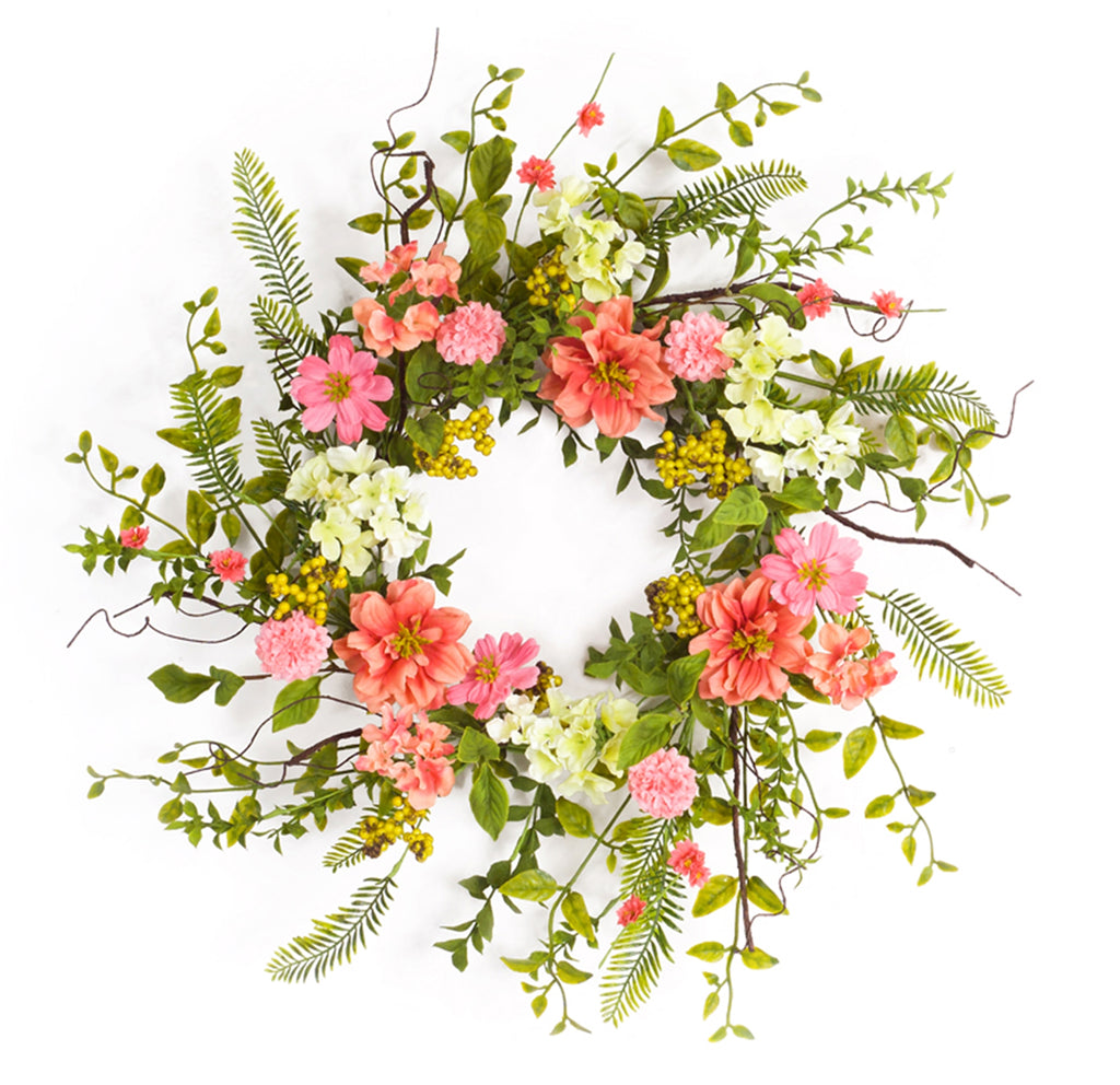Cosmos Berry Wreath - Bombay Mercantile