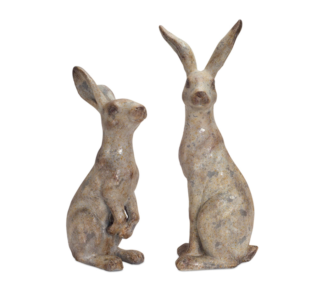 Polystone Rabbit (Set of 2) - Bombay Mercantile