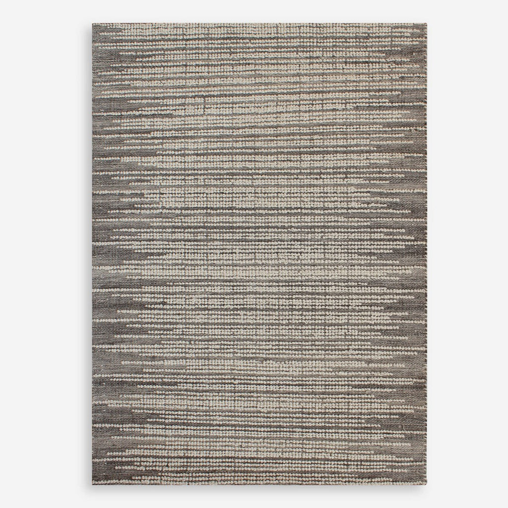 Salida Gray Wool 8 X 10 Rug - Bombay Mercantile