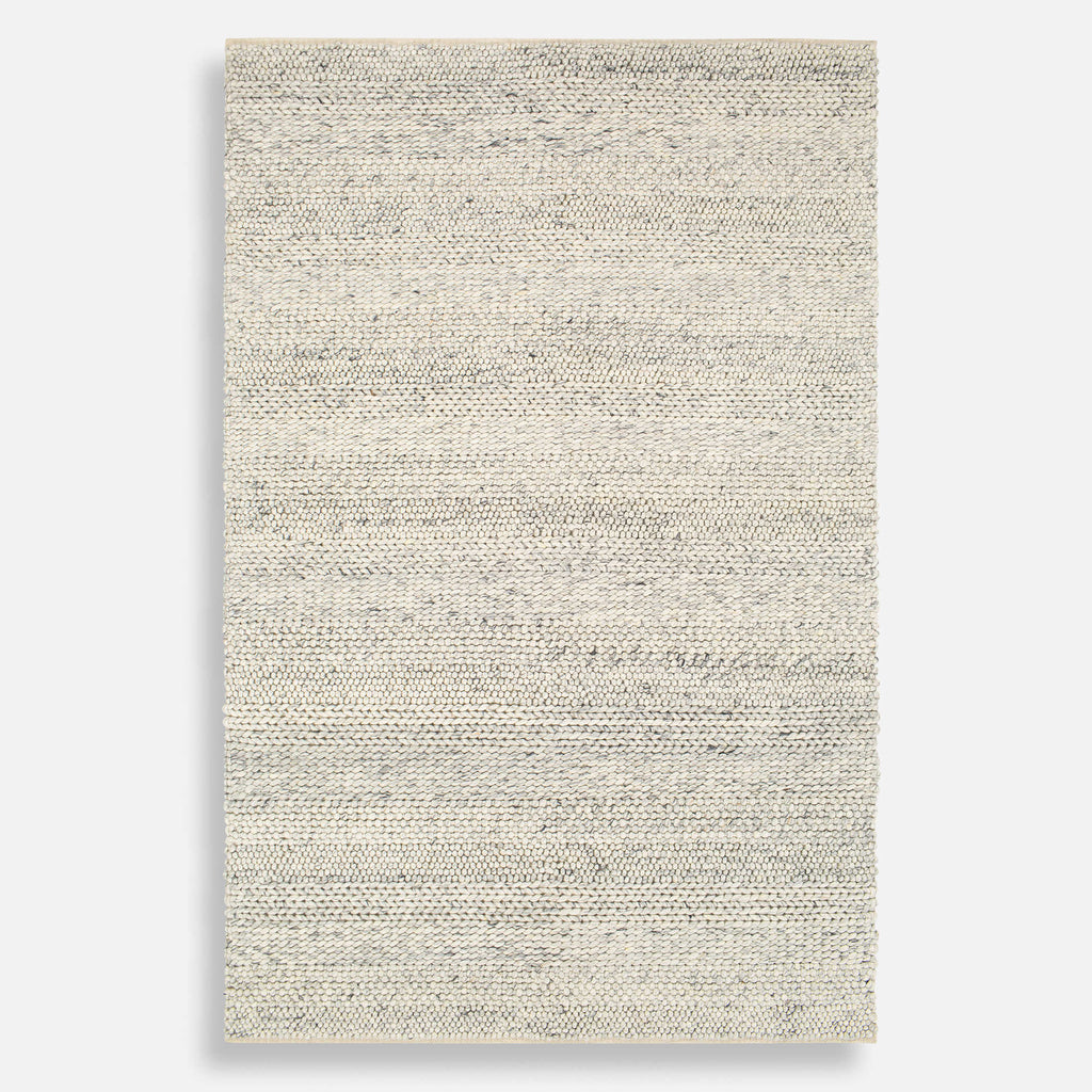 Clifton Gray Hand Woven 8 X 10 Rug - Bombay Mercantile
