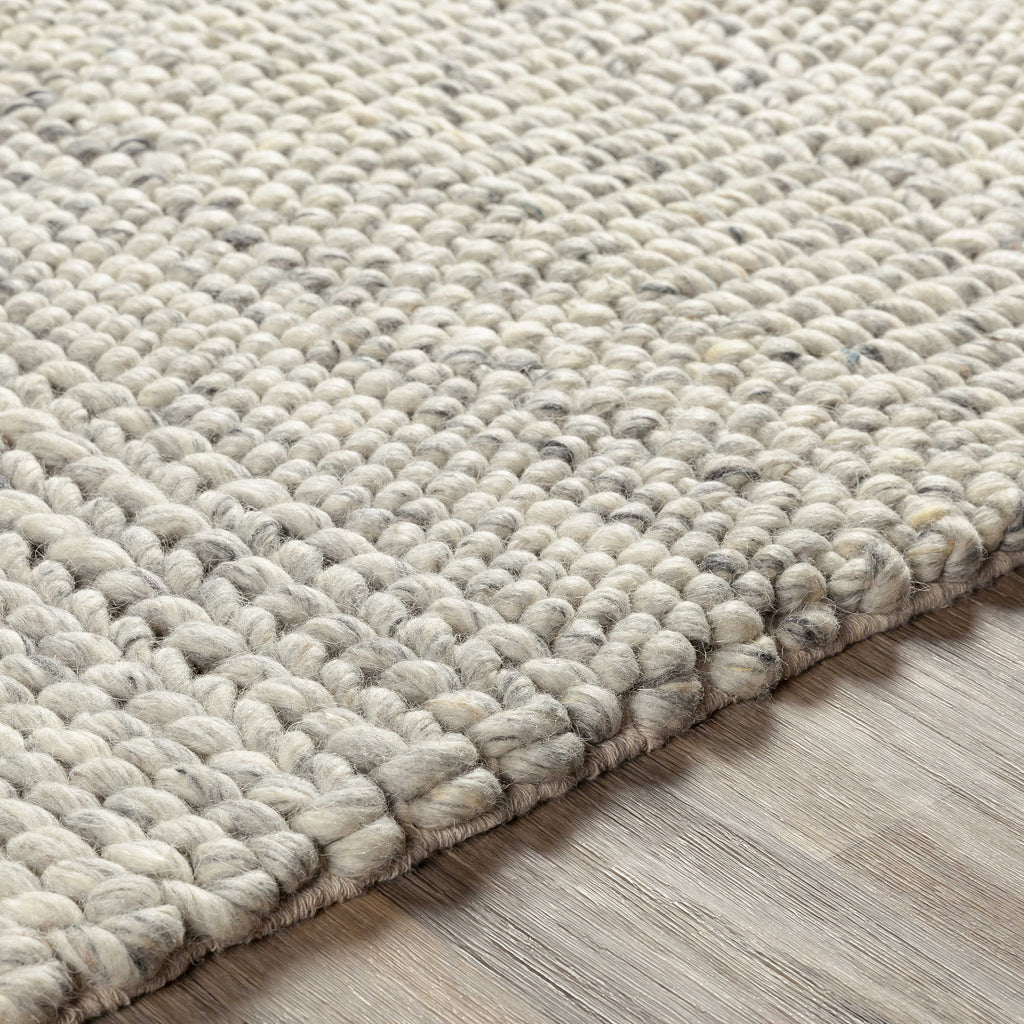 Clifton Gray Hand Woven 8 X 10 Rug - Bombay Mercantile