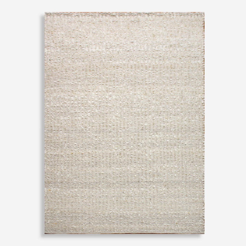 Lovelle Ivory Soft Wool 8 X 10 Rug - Bombay Mercantile