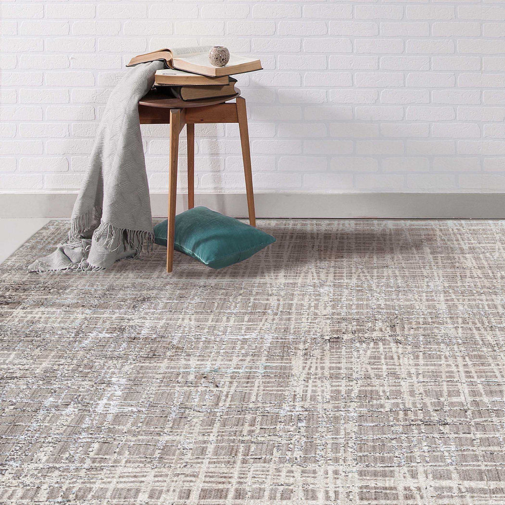 Cameri Silver 2 X 3 Rug - Bombay Mercantile