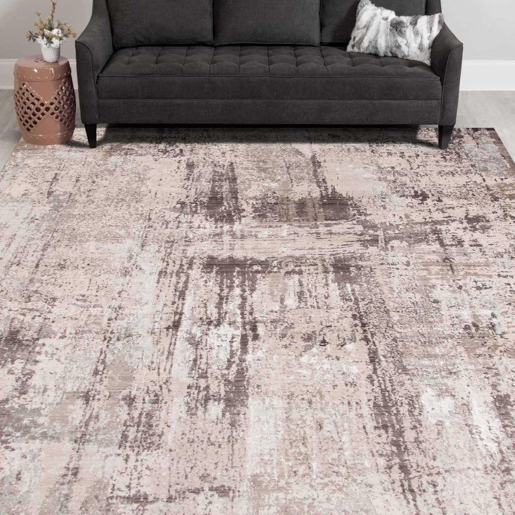 Cameri Silver 5 X 7 Rug - Bombay Mercantile