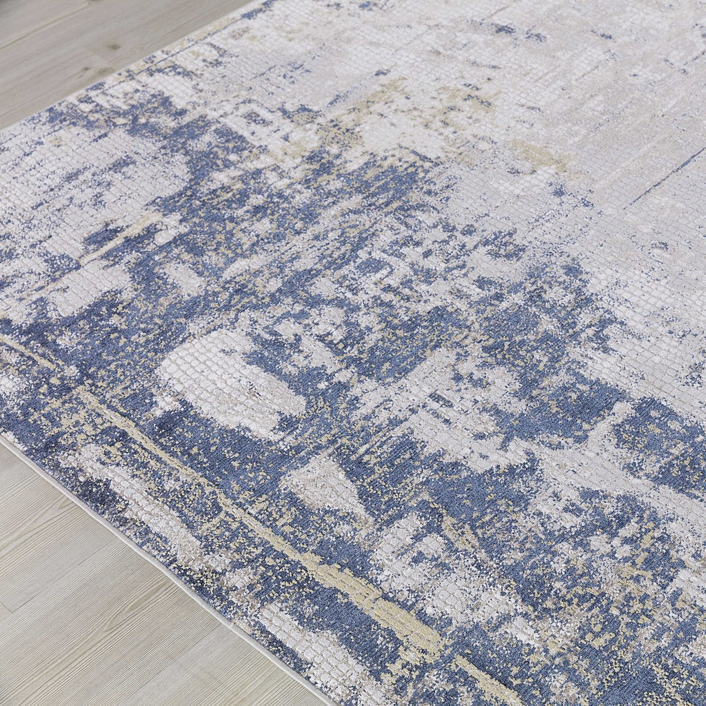 Hamida Indigo 2 X 3 Rug - Bombay Mercantile