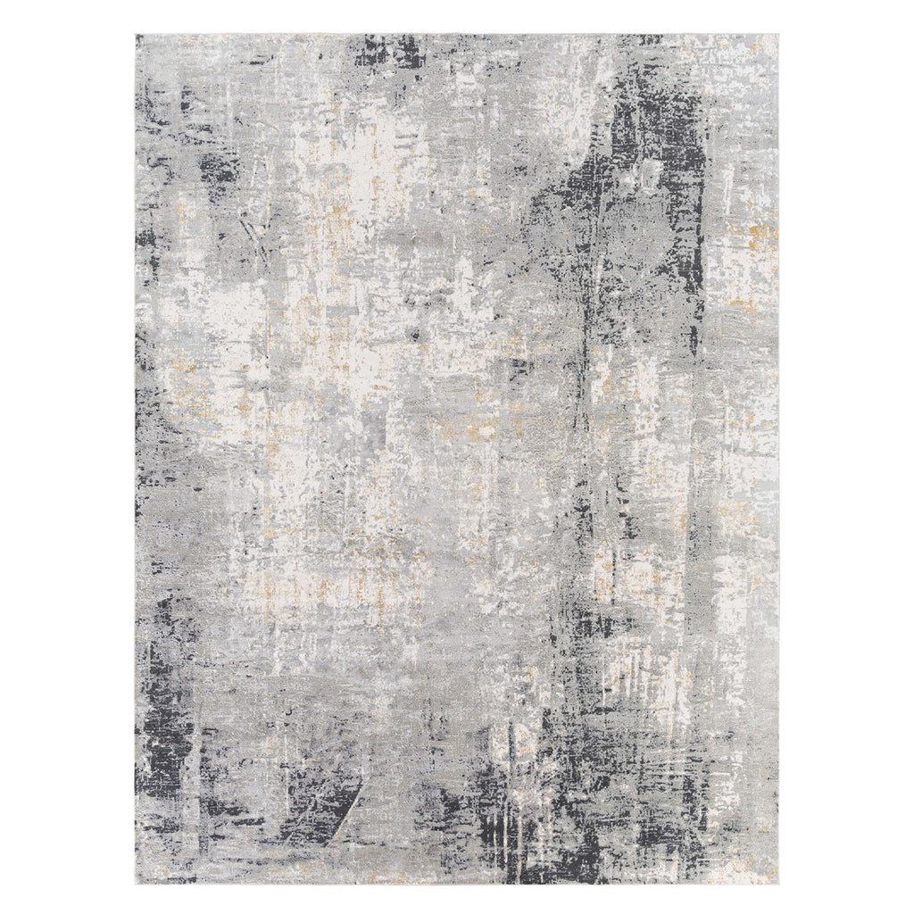 Paoli Gray Abstract 8 X 10 Rug - Bombay Mercantile