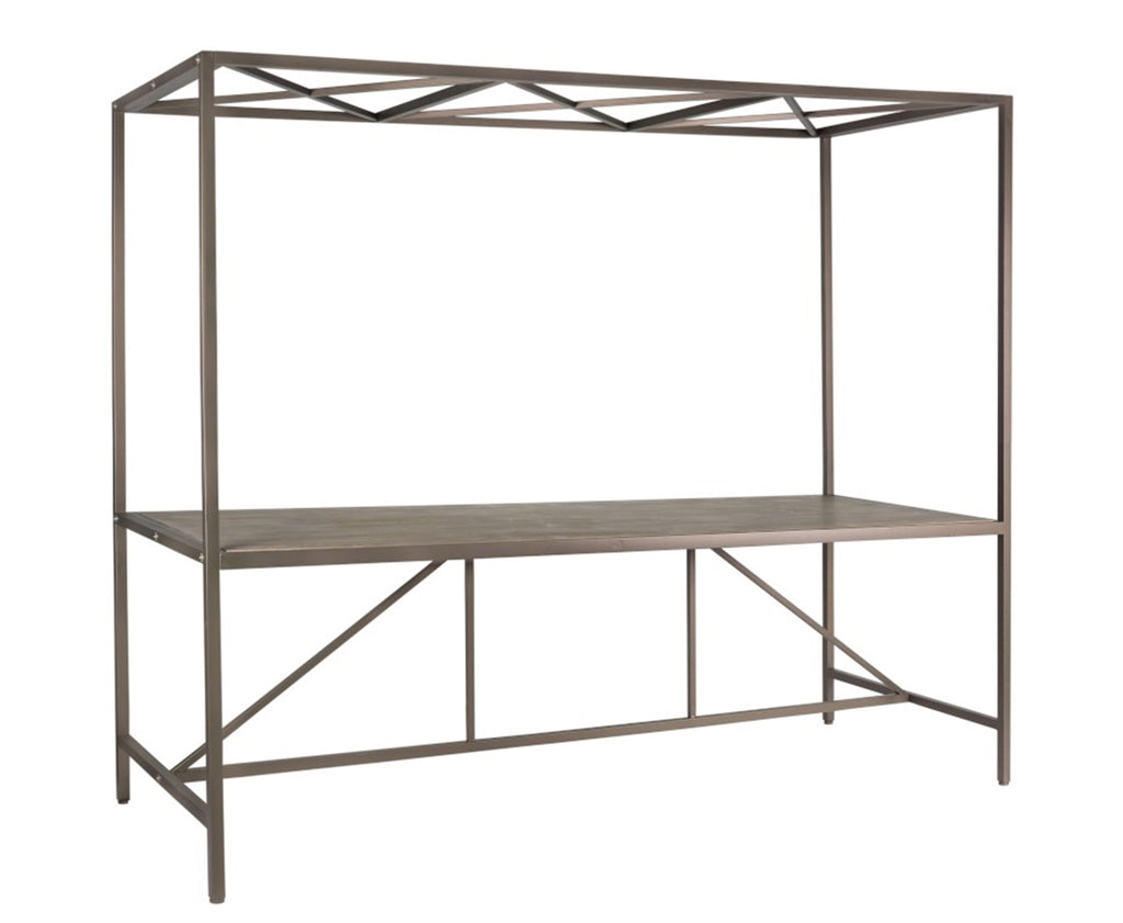 Iron/ Wood Console Table - Bombay Mercantile