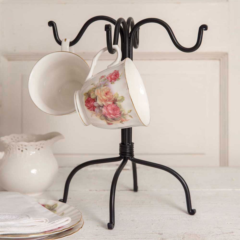 Four Hook Mug Rack - Box of 2 - Bombay Mercantile
