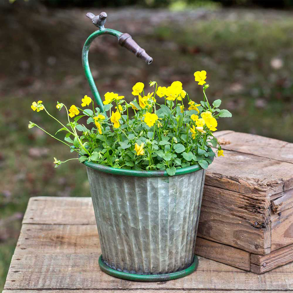 Garden Hose Tapered Planter - Bombay Mercantile