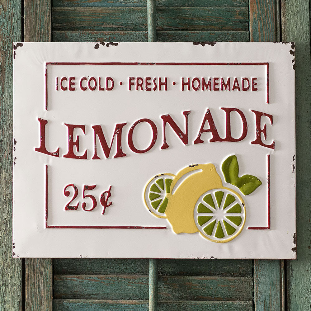 Lemonade Metal Sign - Bombay Mercantile