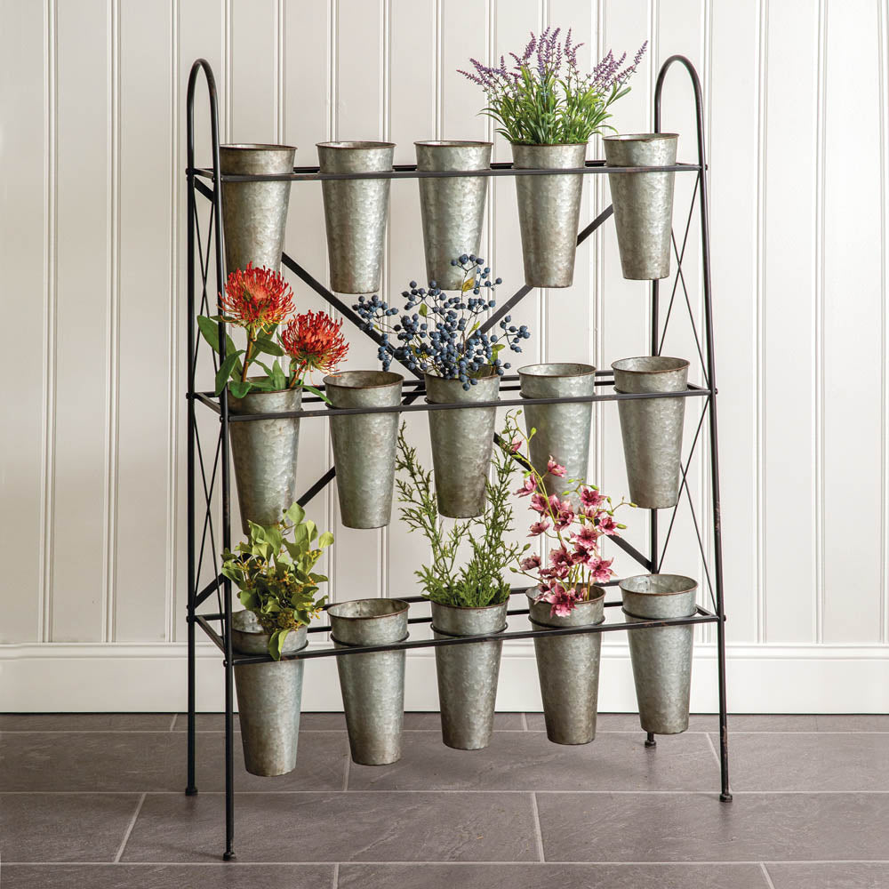 Fifteen Container Organizer Rack - Bombay Mercantile