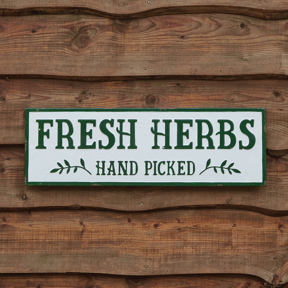 Fresh Herbs Sign - Bombay Mercantile