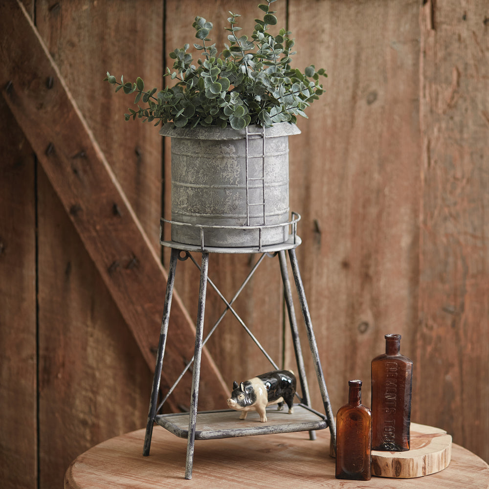 Half Silo Planter and Stand - Bombay Mercantile