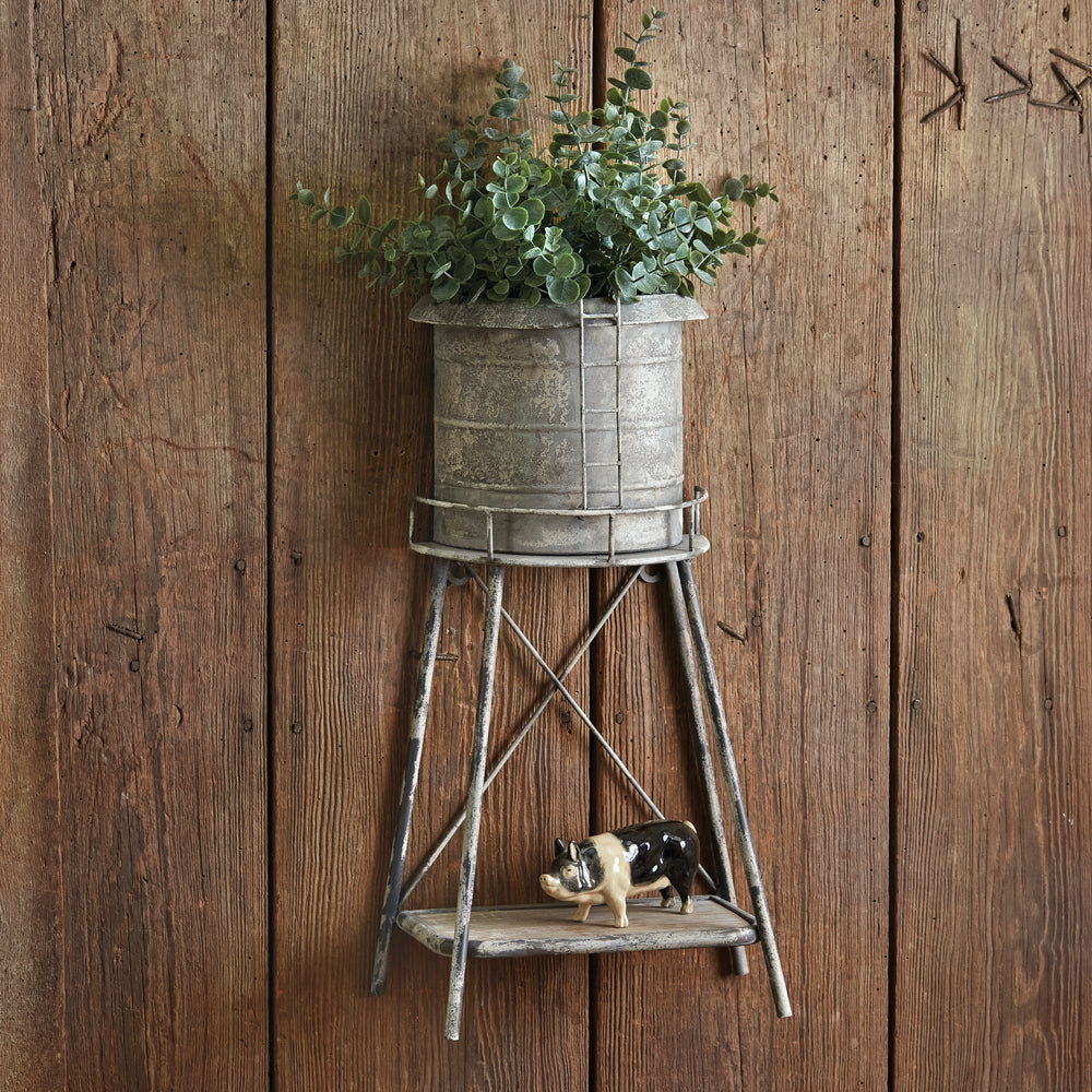 Half Silo Planter and Stand - Bombay Mercantile