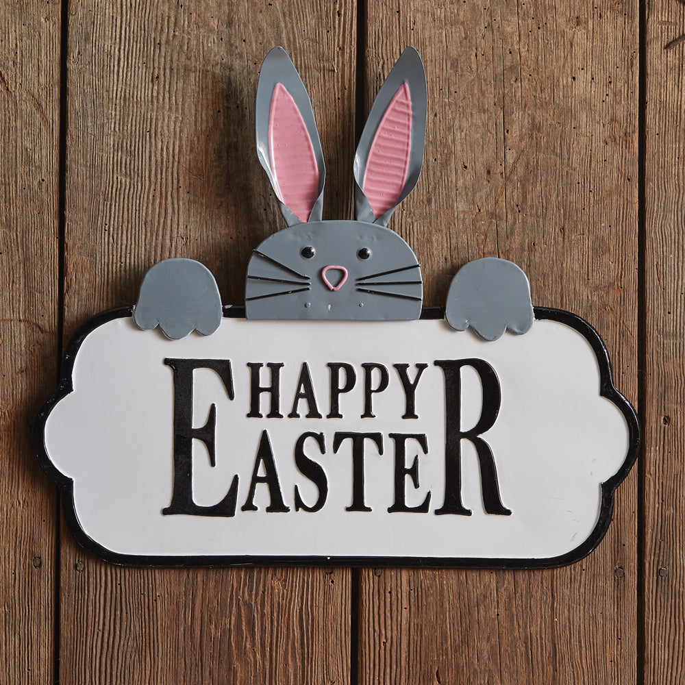 Happy Easter Bunny Sign - Bombay Mercantile