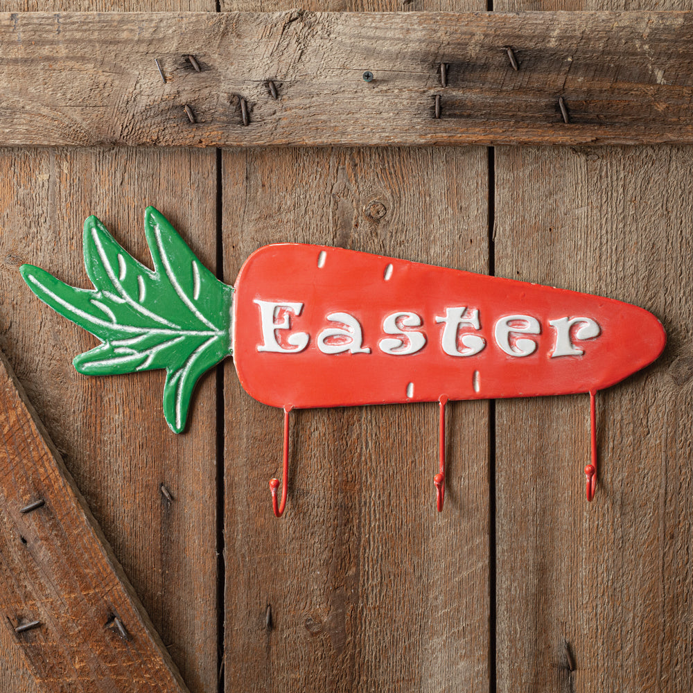 Easter Carrot Hanger Sign - Bombay Mercantile