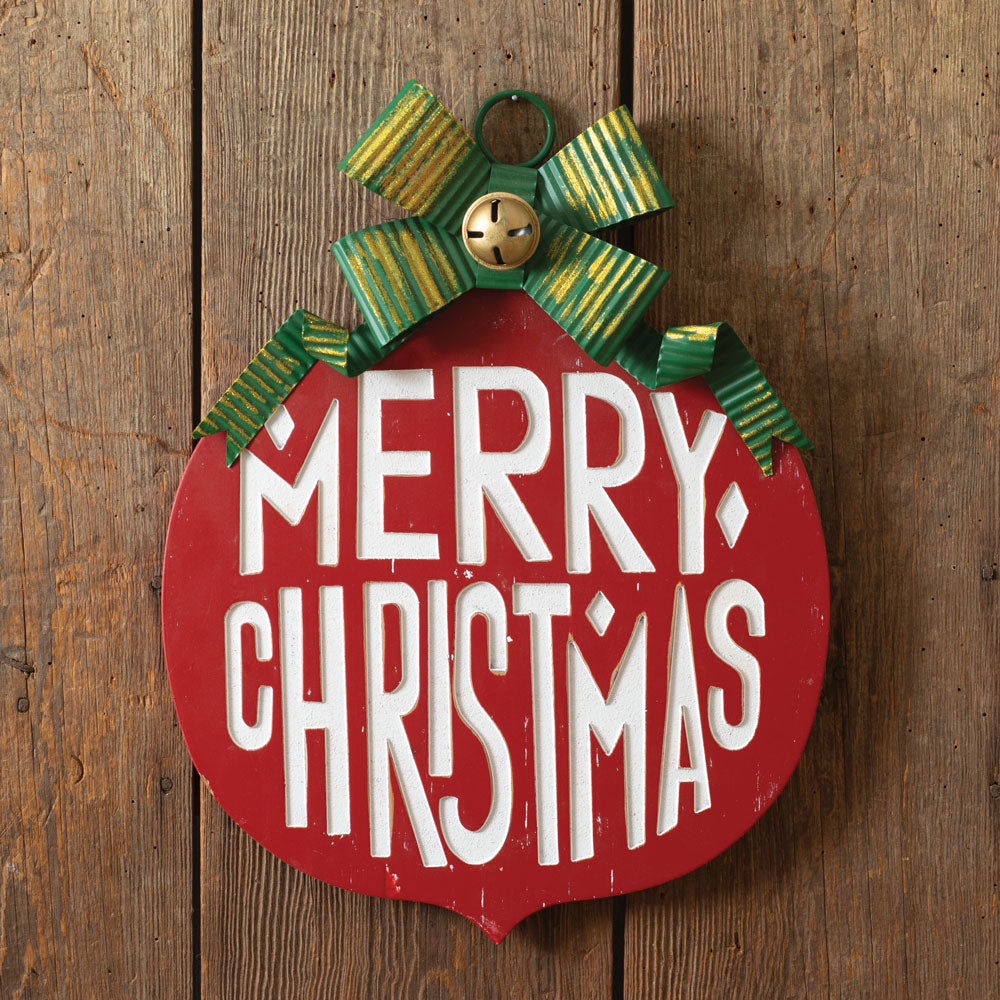 Christmas Ornament Wall Sign - Bombay Mercantile