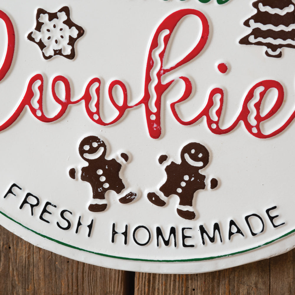 Santa's Homemade Cookies Wall Sign - Bombay Mercantile