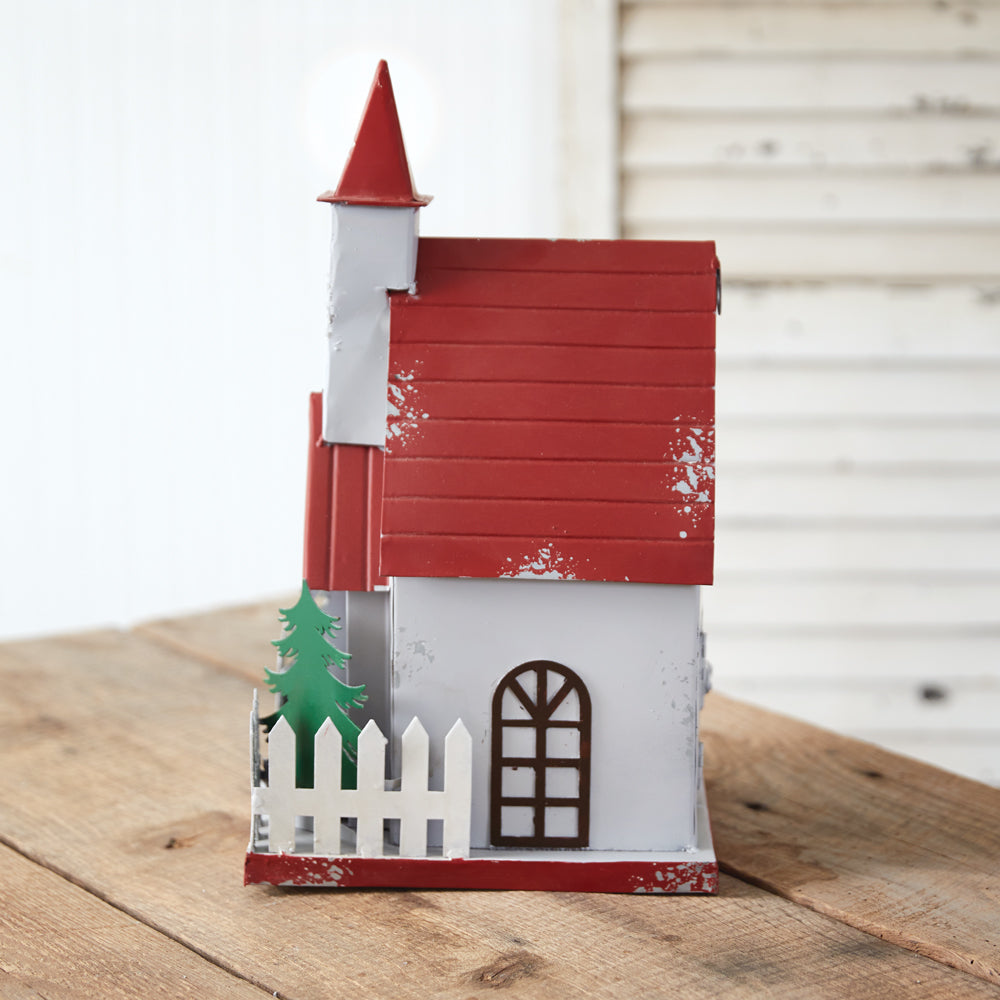 Christmas Chapel Birdhouse - Bombay Mercantile
