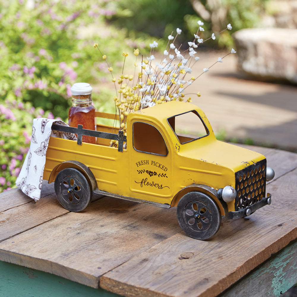 Yellow Springtime Truck - Bombay Mercantile