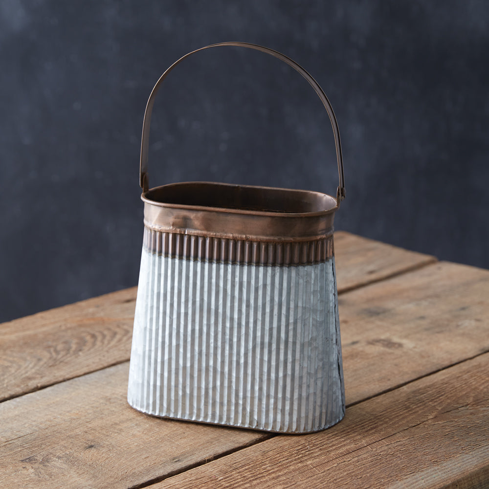 Two-Tone Pail - Bombay Mercantile