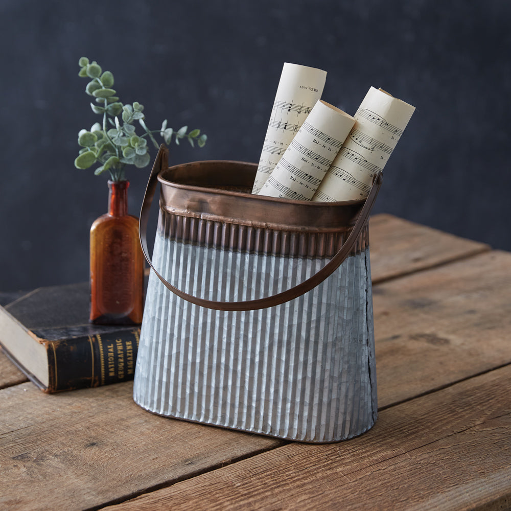Two-Tone Pail - Bombay Mercantile